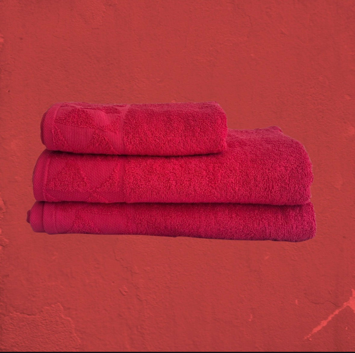 Pack de serviettes 100% coton 3 pcs