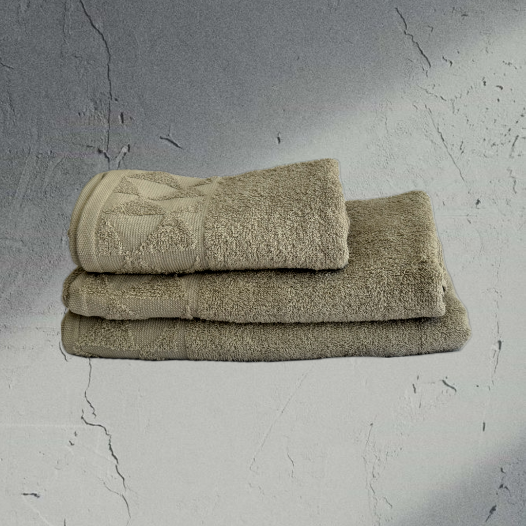 Pack de serviettes 100% coton 3 pcs