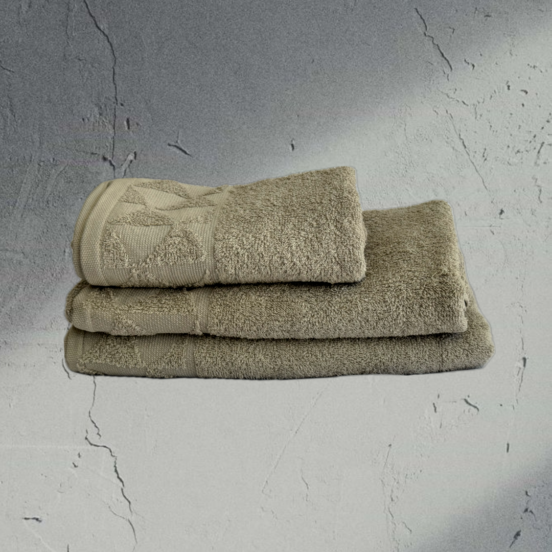 Pack de serviettes 100% coton 3 pcs
